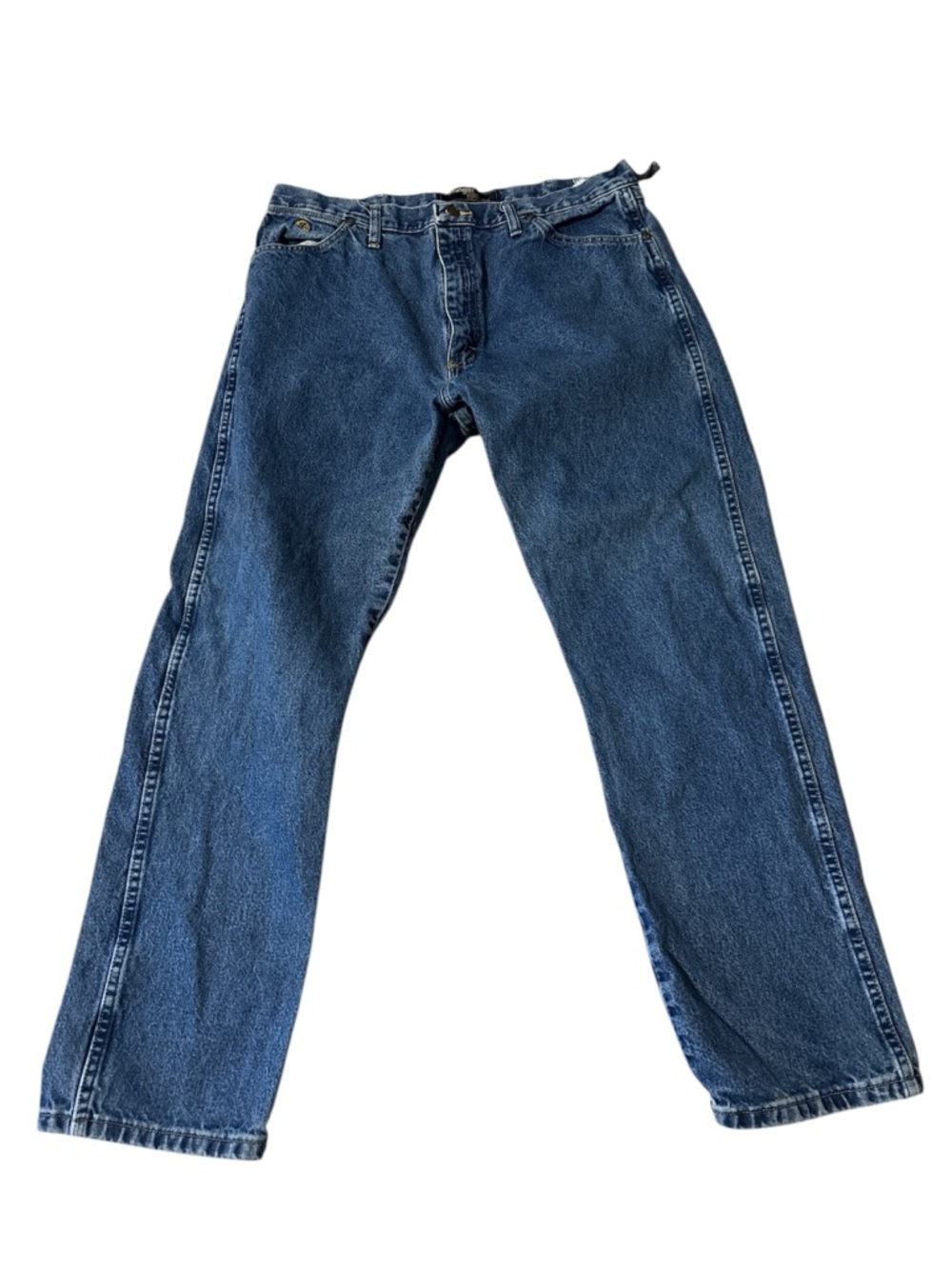 Wrangler Men's Blue Straight Jeans - Classic Denim